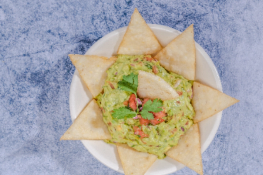 Crunchy Arepa con Guacamole 