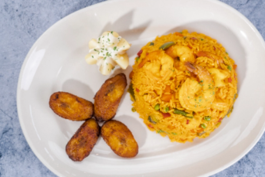 Arroz con Camarones 