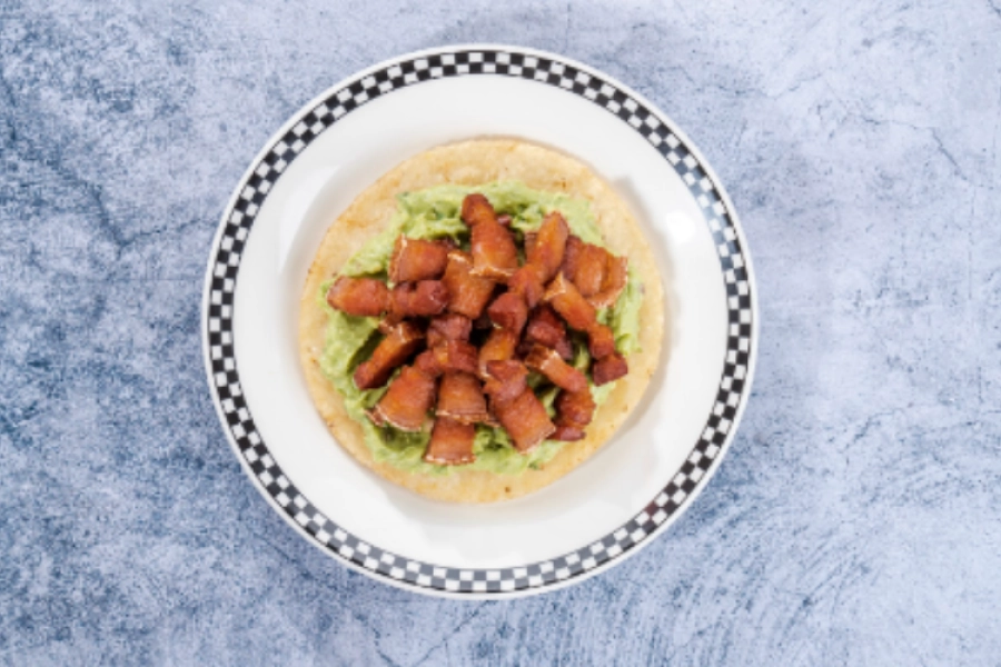 Crunchy Arepa con Chicharron  